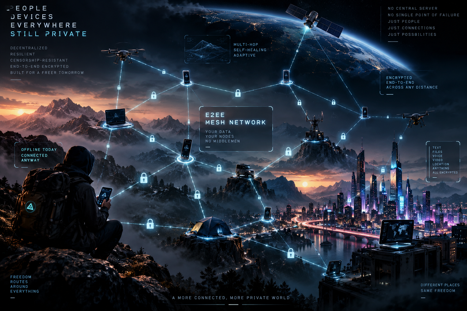 Cryptographic node matrix